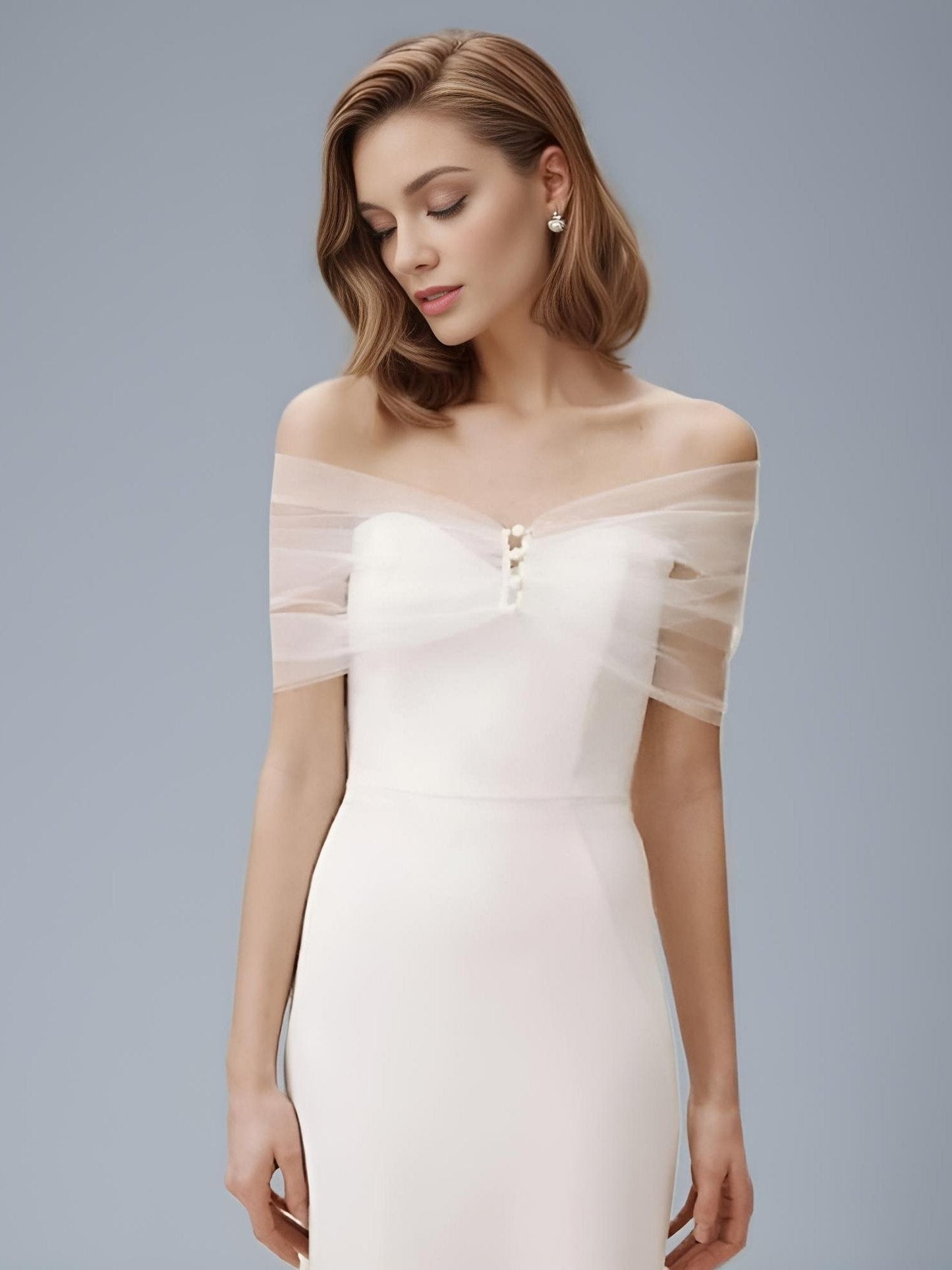 Bridal Wedding Bolero Shawl - Bridal Jacket