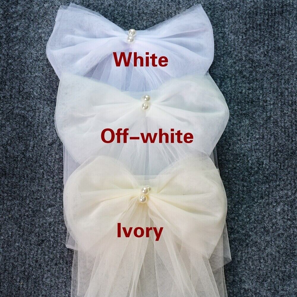 Mini Bridal Wings Veil with Bows