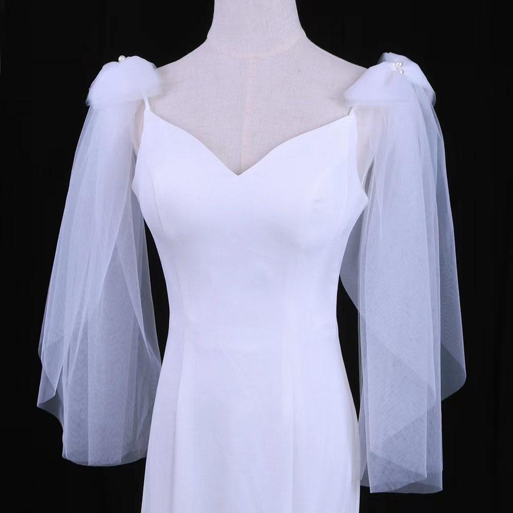 Mini Bridal Wings Veil with Bows