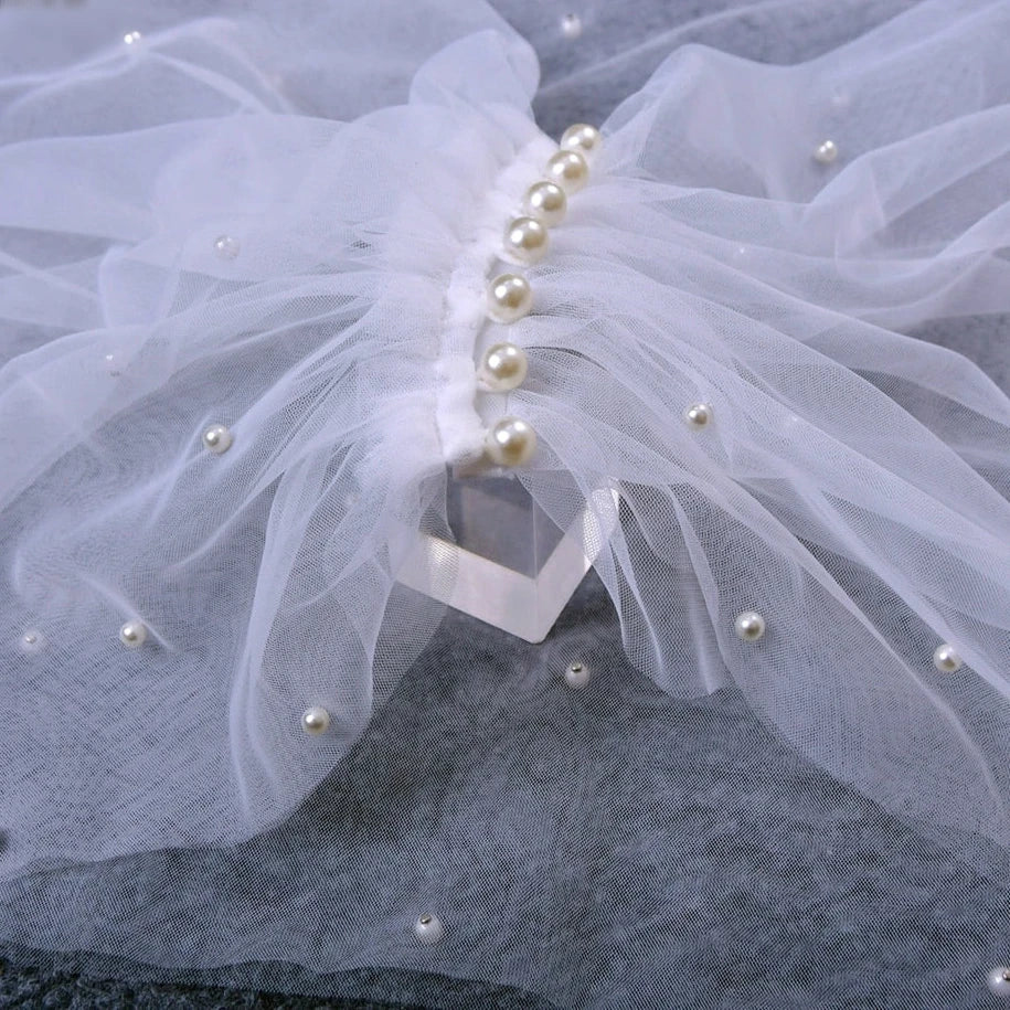 Bridal Wrap with Detachable Sleeves - Bridal Jacket