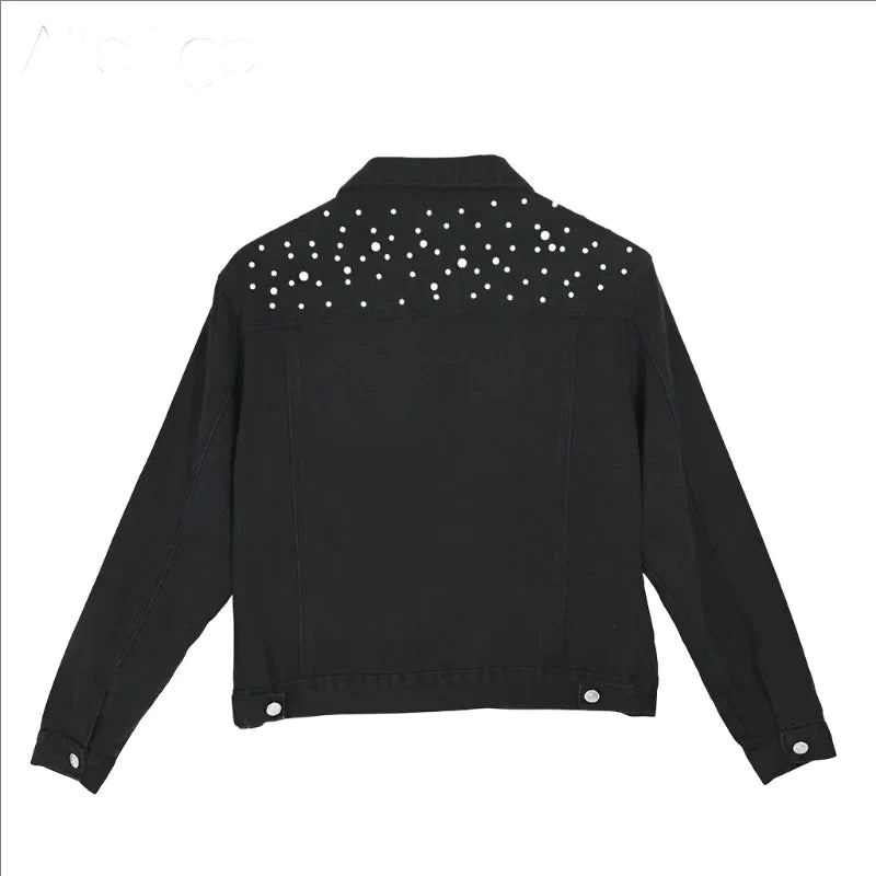 Embroidered Future Mrs. Name Pearl Jacket - Bridal