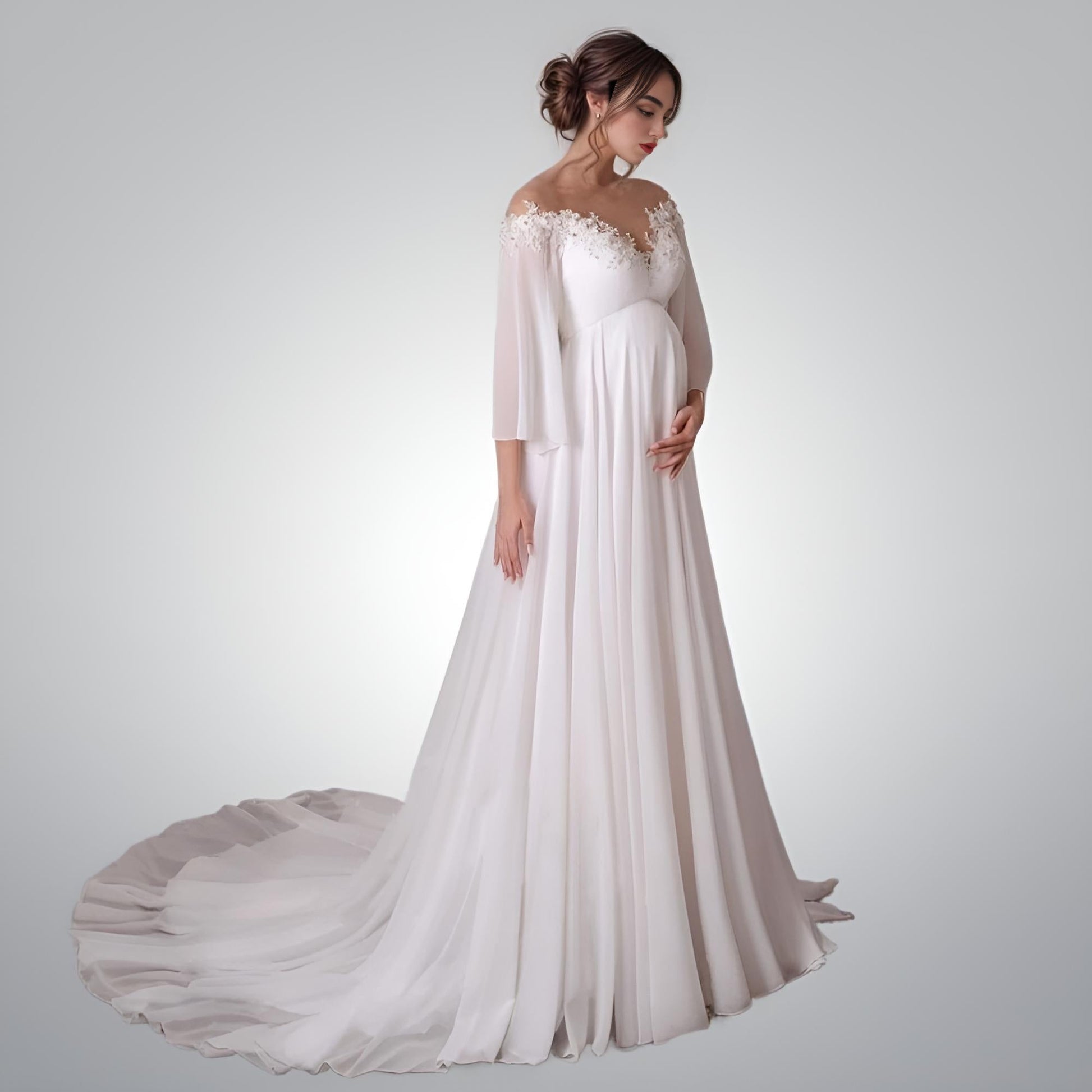 GRACE Maternity Wedding Dress - Dresses