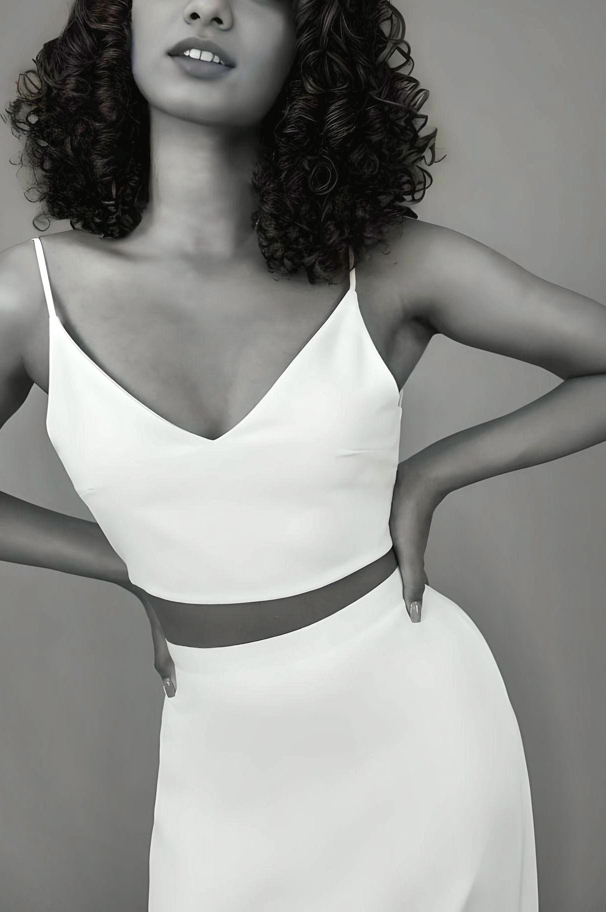 JACEY Two Piece Wedding Dress