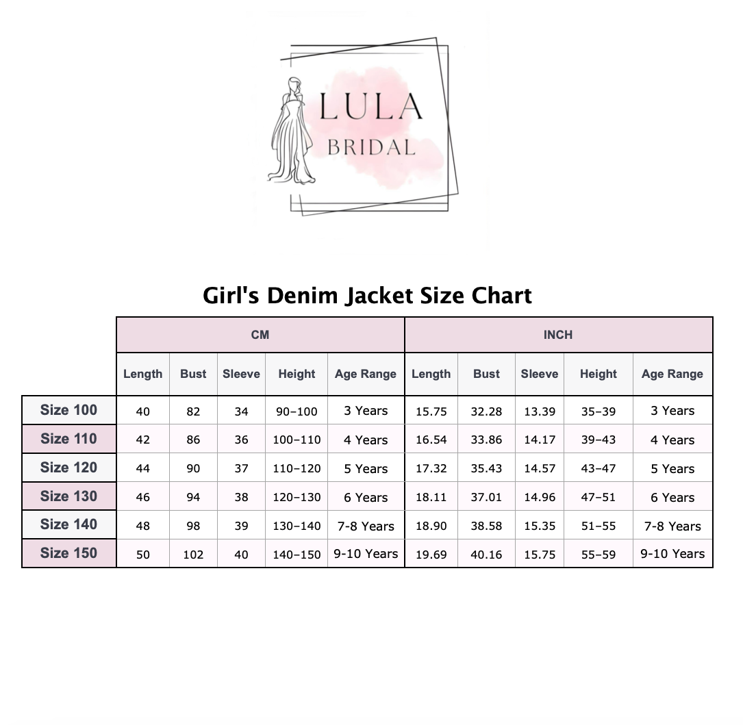 Pearls Beaded Denim Jacket For Girls