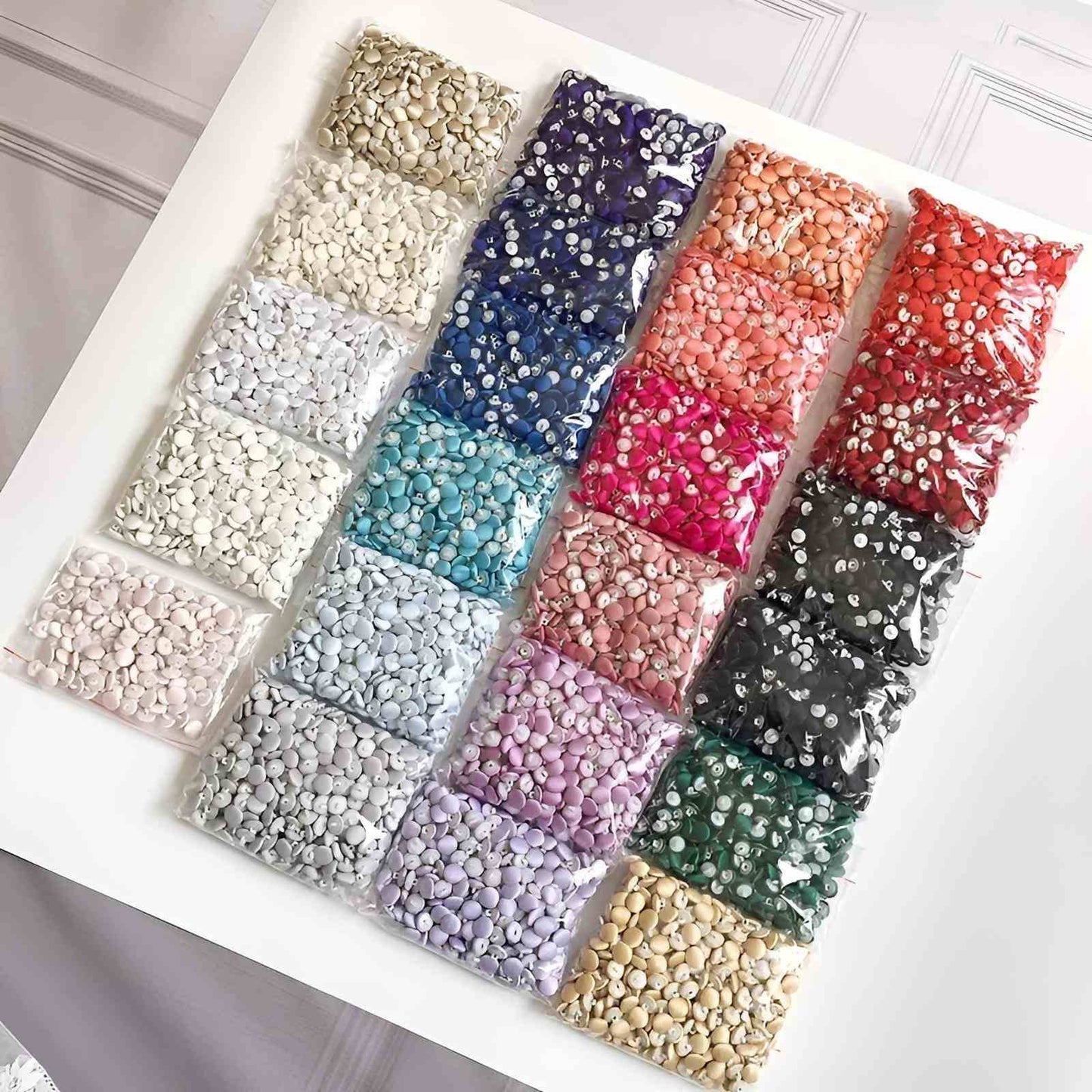 Satin Cloth Buttons & Buttonholes