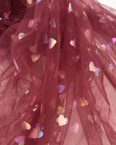 PETRA Formal Couture Dress - Burgundy / 16W