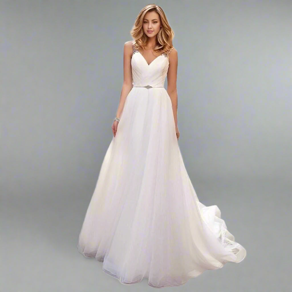 RORY Wedding Dress | Sequins and Gems Embellished Elegant Gown Lula Bridal RORY Wedding Dress | Sequins and Gems Embellished Elegant Gown Lula Bridal
