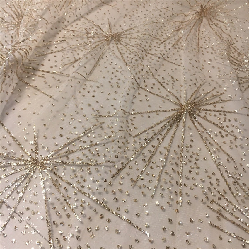 Voile de mariée cathédrale avec motif scintillant