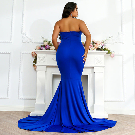 DAYNA PLUS Formal Couture Dress - Plus Size Formal Dresses