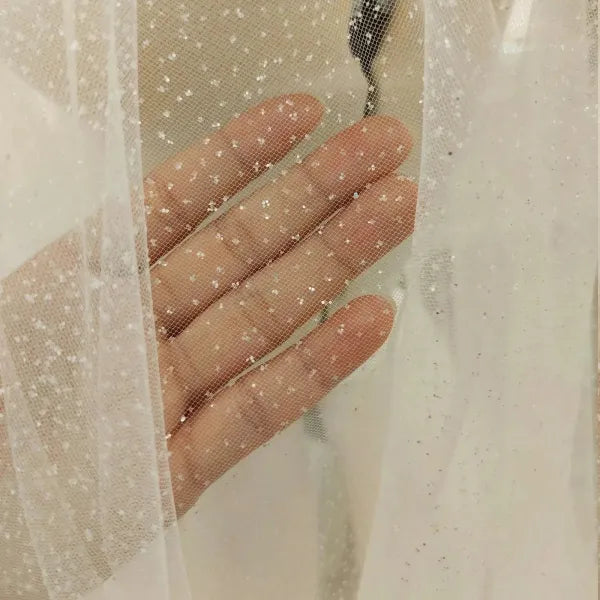 Sparking Bridal Wings Veil with Bow - Wedding Bridal Veil