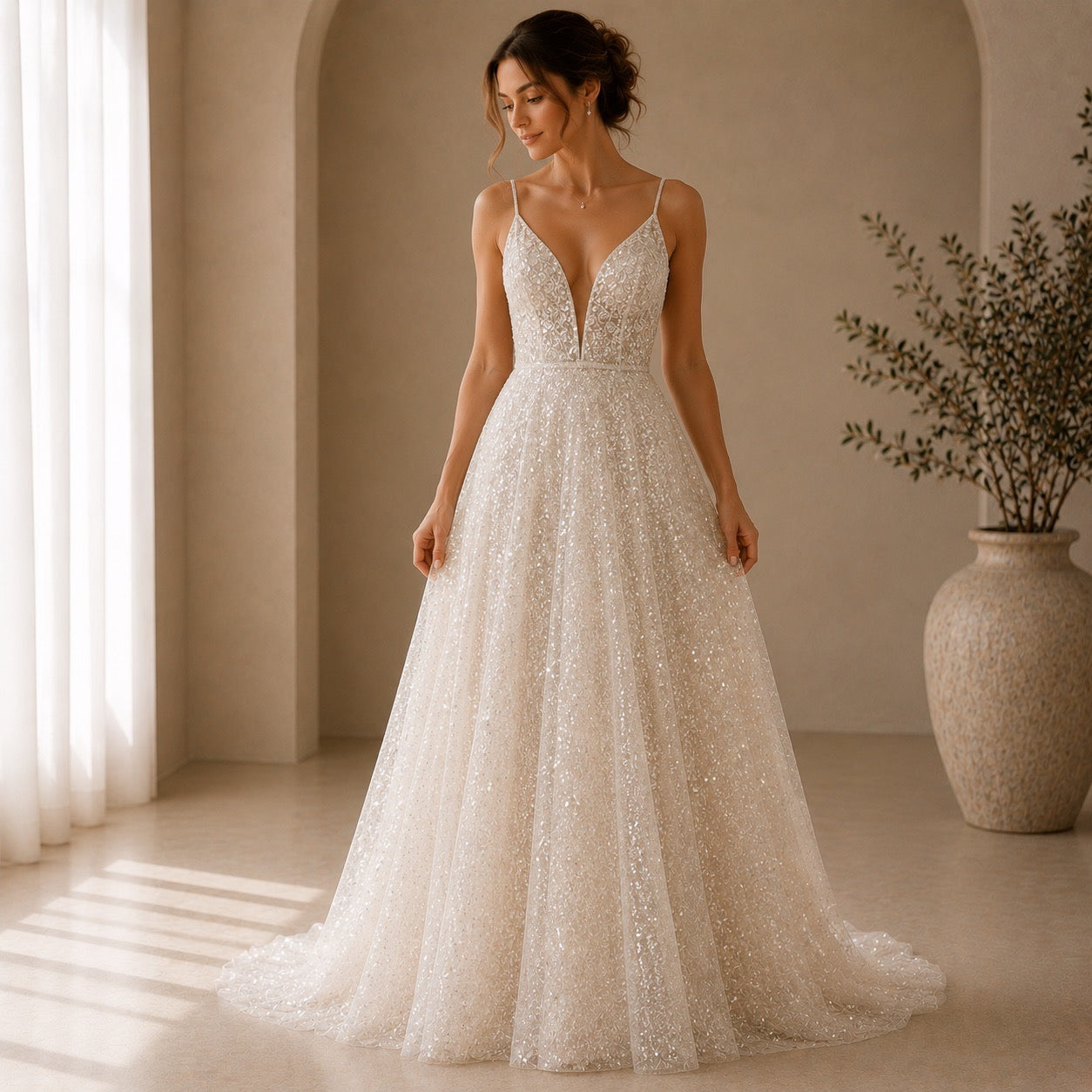 Sparkly Wedding Dresses