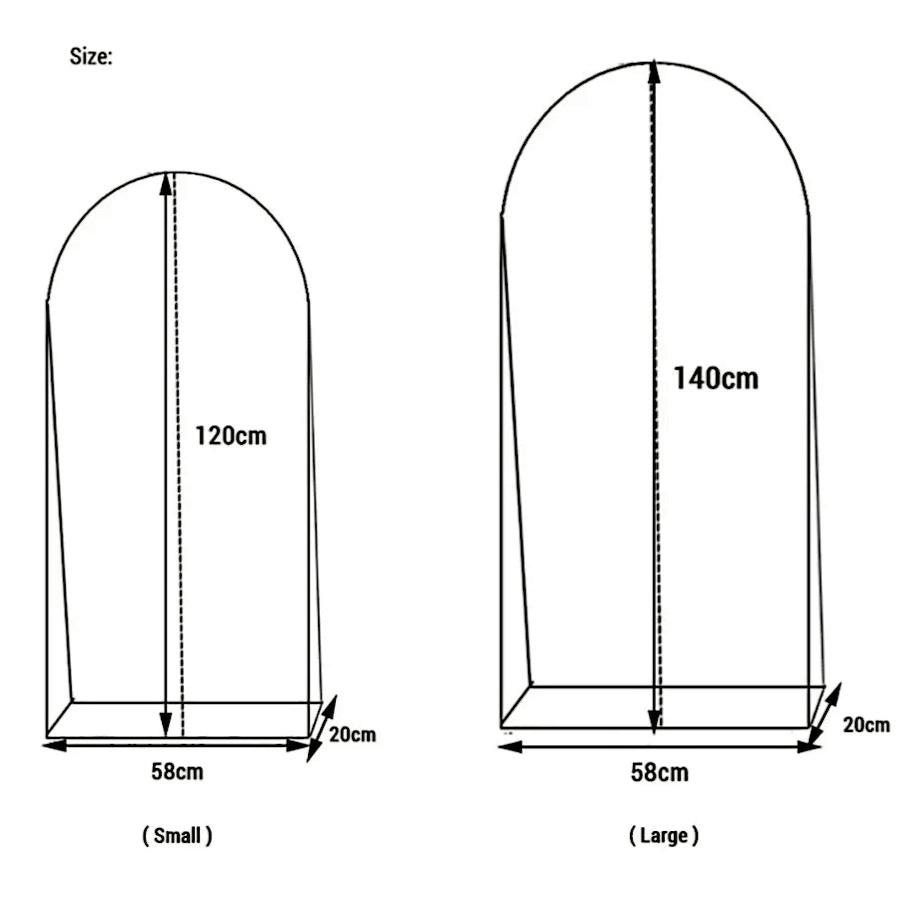 Transparent Garment Bag for Short Dress