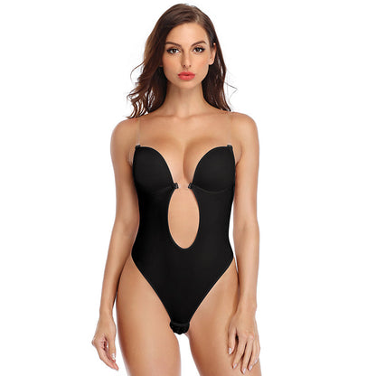 Backless Underwear Bodysuit with Bust Support