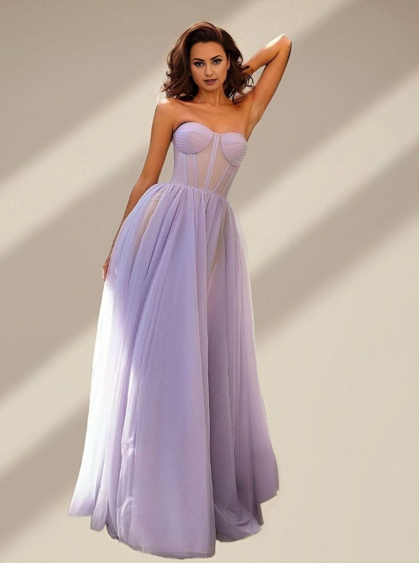 Purple Couture Dresses