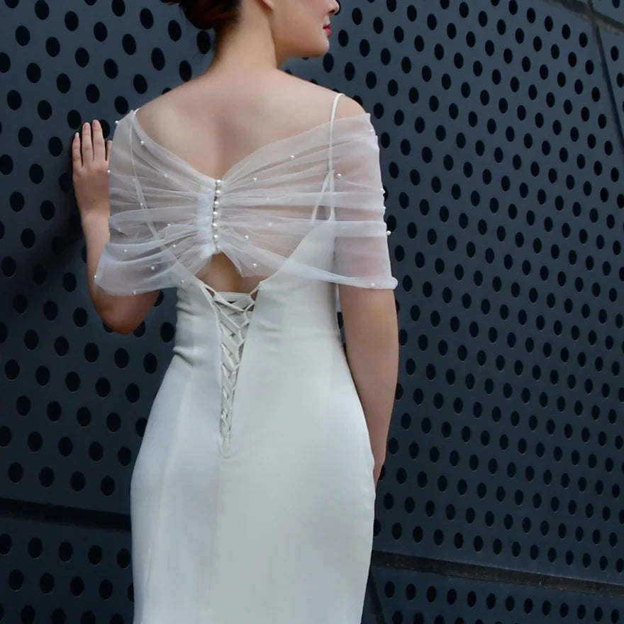 LULA Bridal - Bridal Lace Cape Wrap Custom made Handcrafted – Lula