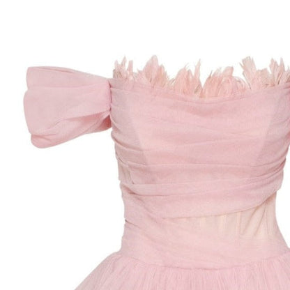 CAMILLA Formal Dress | Elegant Pink Tiered Ruffled Gown Lula Bridal CAMILLA Formal Dress | Elegant Pink Tiered Ruffled Gown Lula Bridal