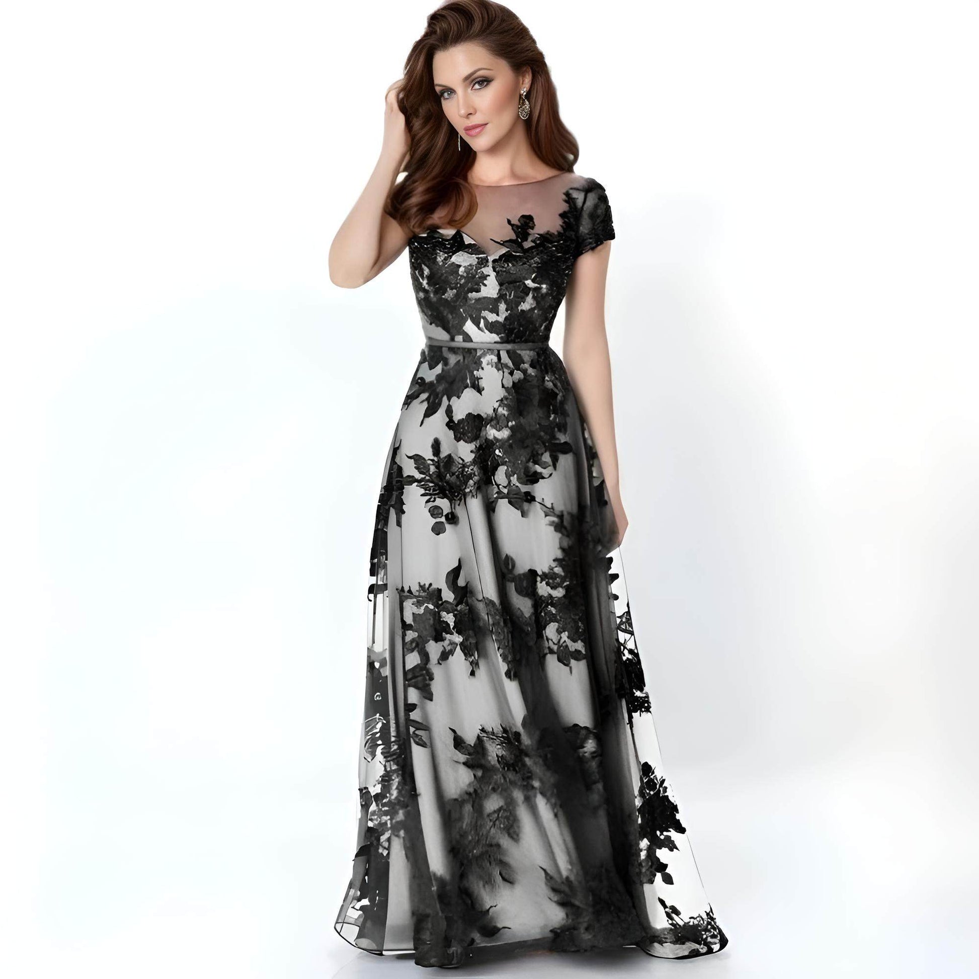 ESTELLE Formal Dress | Elegant Floral Lace | Mother of the Bride Gown Lula Bridal ESTELLE Formal Dress | Elegant Floral Lace | Mother of the Bride Gown Lula Bridal