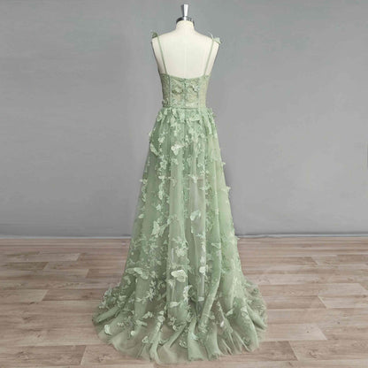IRIE Formal Dress | 3D Butterfly Lace Tulle Prom Gown Lula Bridal IRIE Formal Dress | 3D Butterfly Lace Tulle Prom Gown Lula Bridal