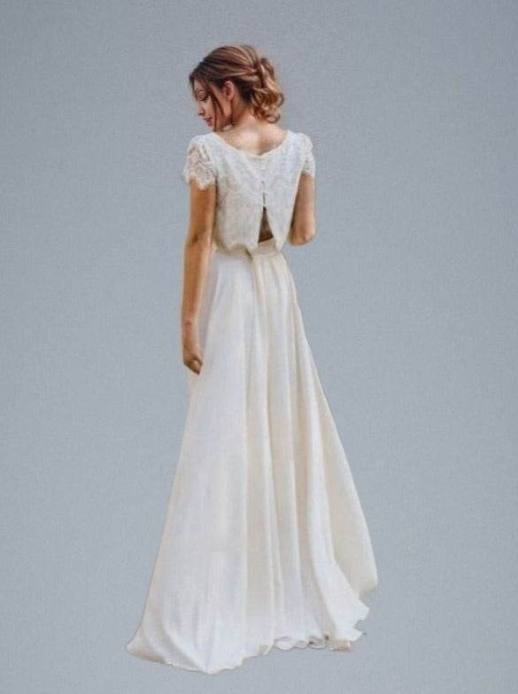 Vestido de novia de dos piezas JANET