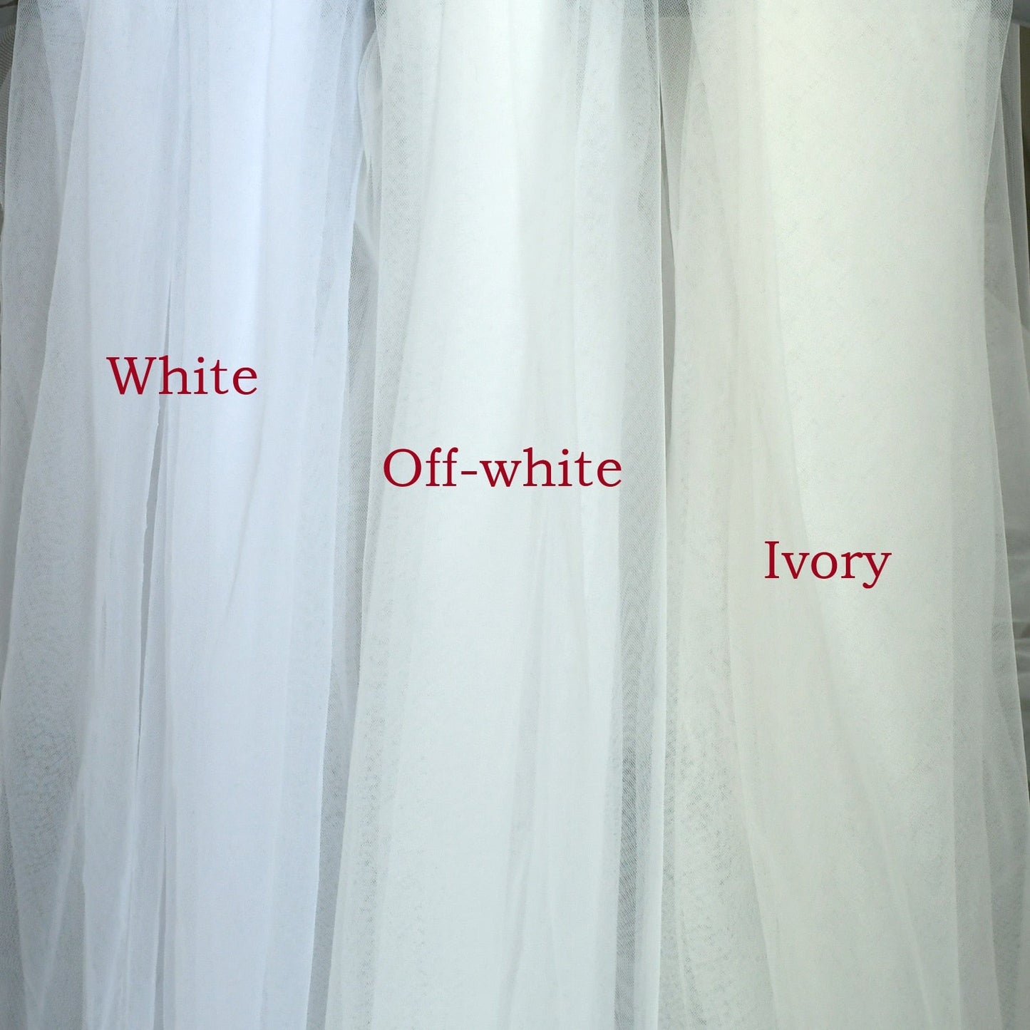 Voile de mariée transparent doux