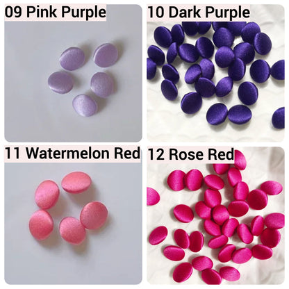 Satin Cloth Buttons & Buttonholes