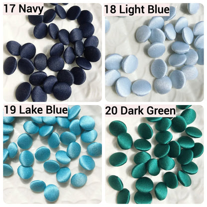 Satin Cloth Buttons & Buttonholes