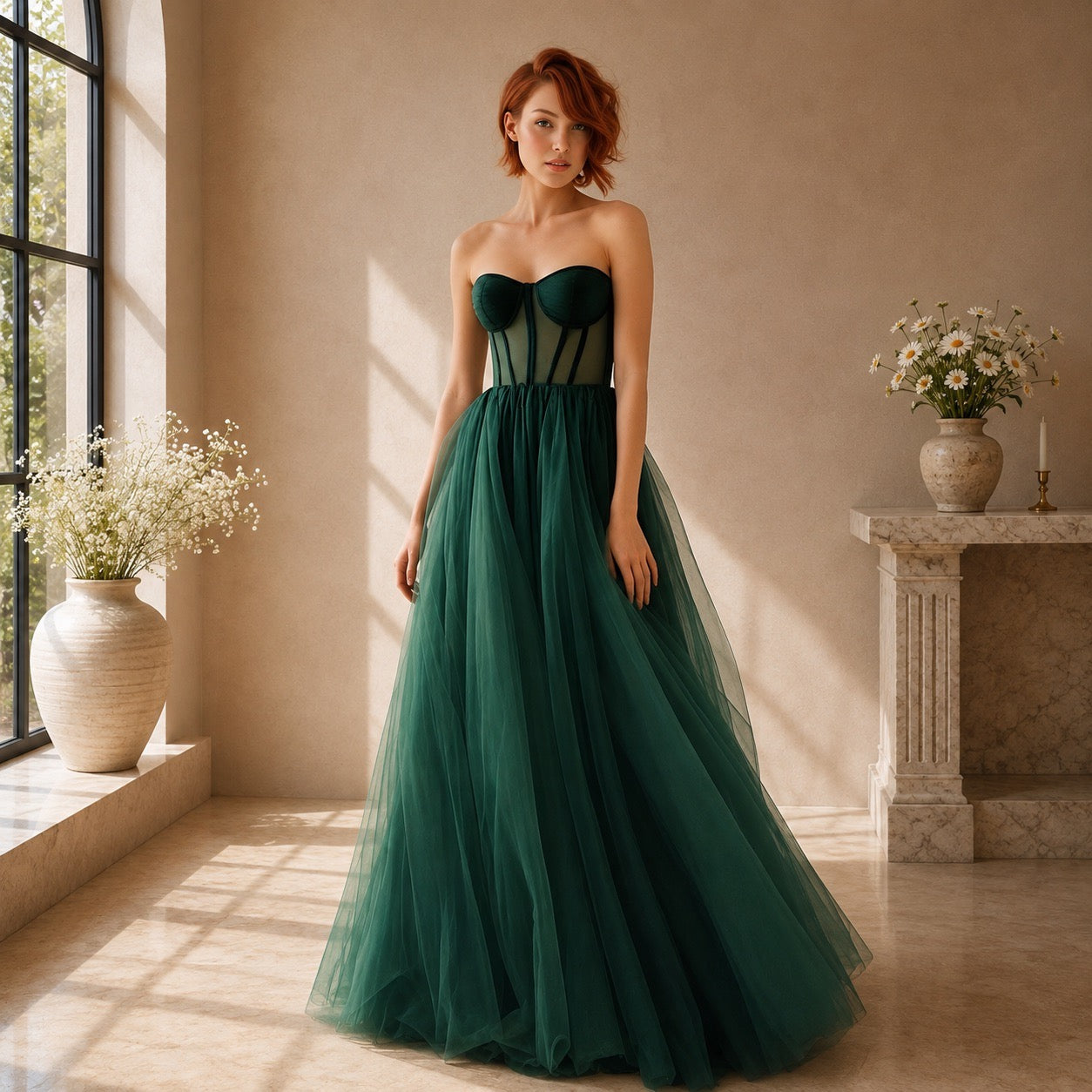 Robe couture formelle BIANCA