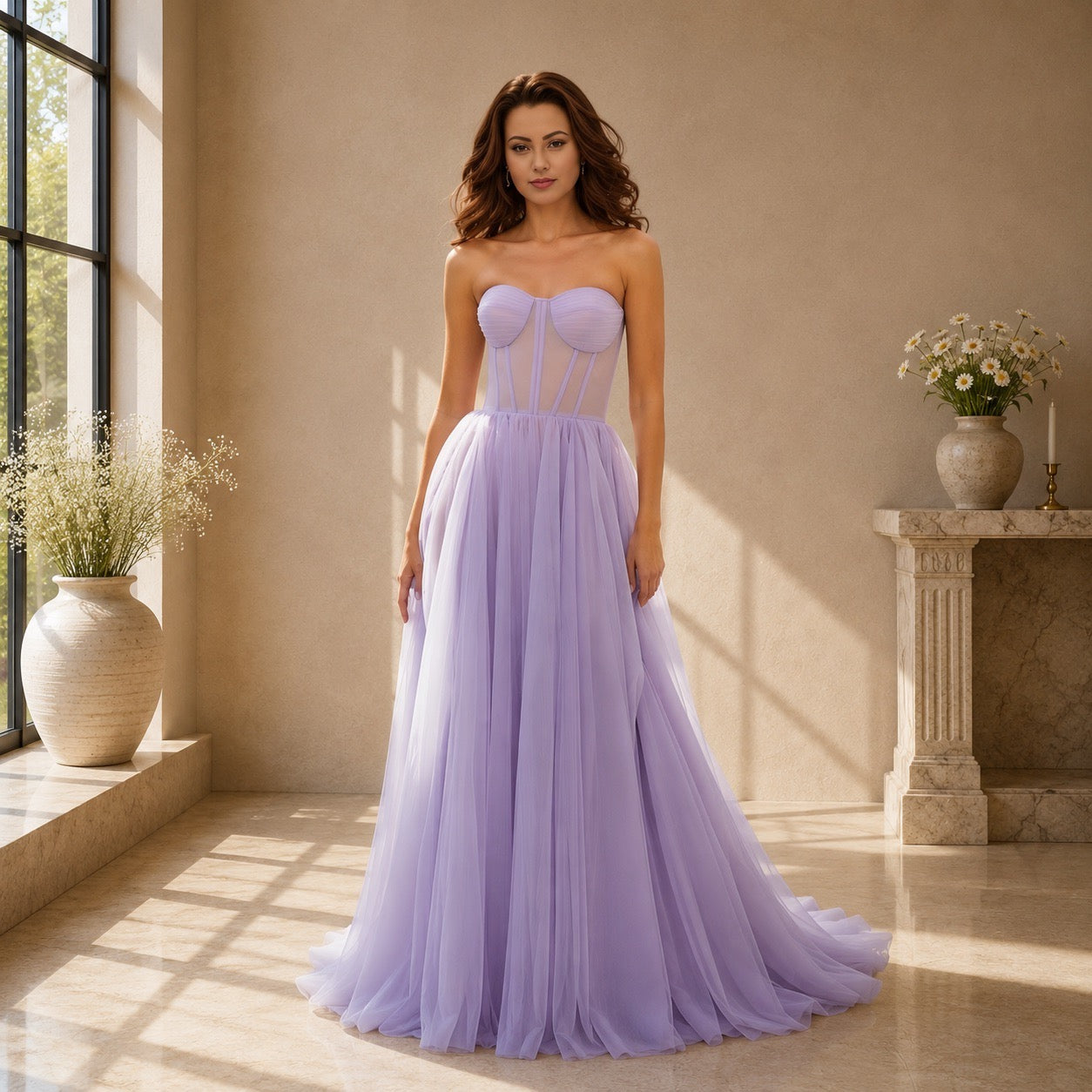 Robe couture formelle BIANCA