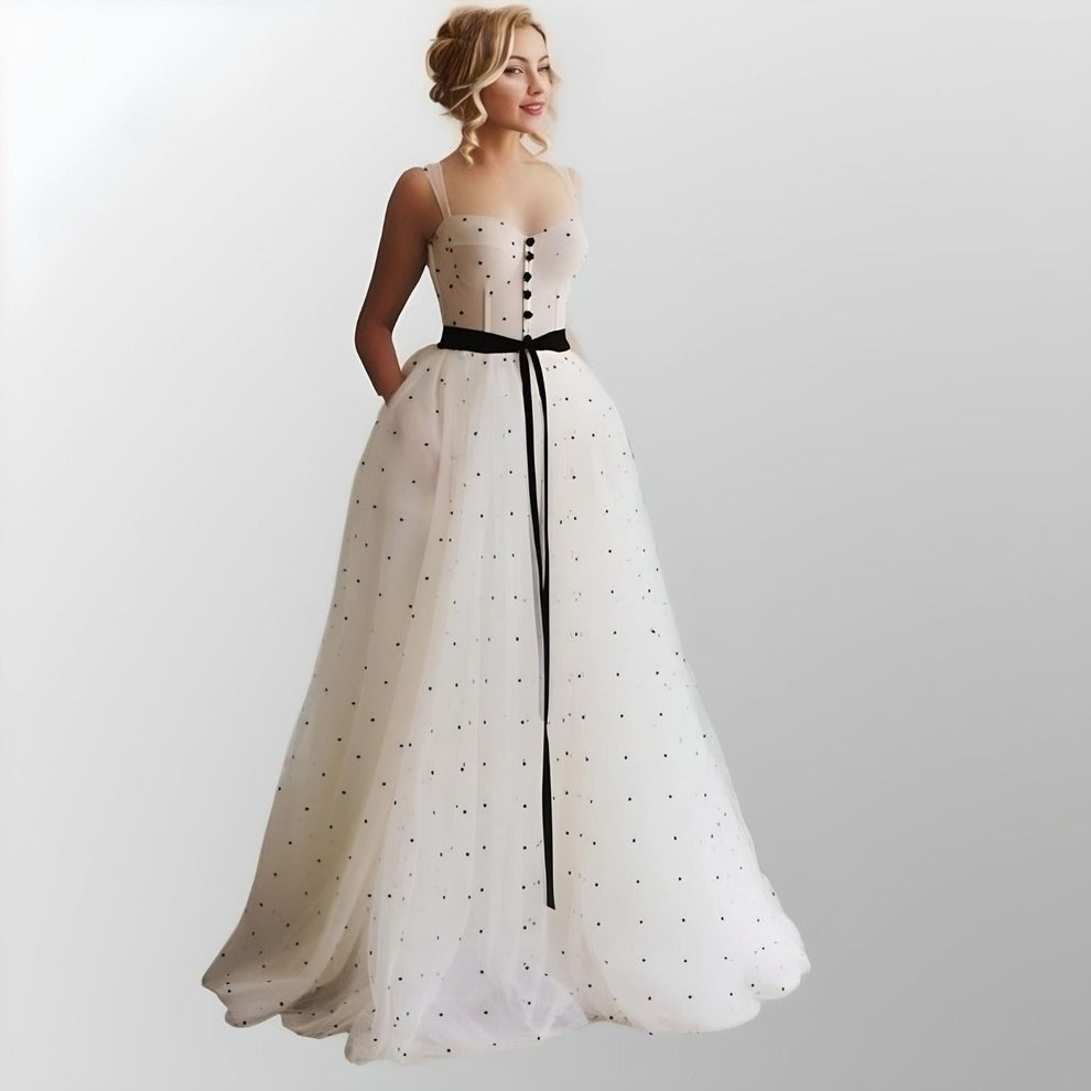 LULA Bridal - SANAI Formal Couture Dress | Polka Dot Gown – Lula Bridal