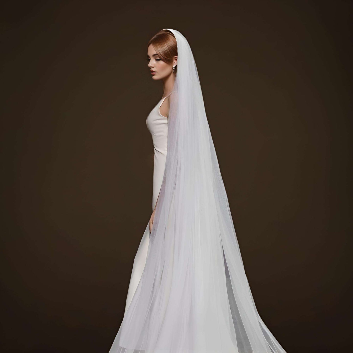 Two Tier Cathedral Wedding Veil (100cm - 500cm)