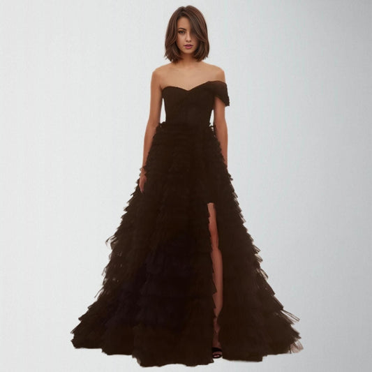 VELMA Black Wedding Dress