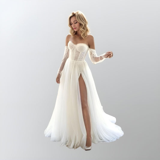 LULA Bridal - BRYLEE Wedding Jumpsuit Custom made – Lula Bridal