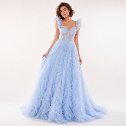 Vestido de alta costura formal MILA
