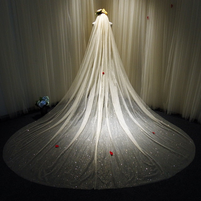 Cathedral Glitter Bridal Veil