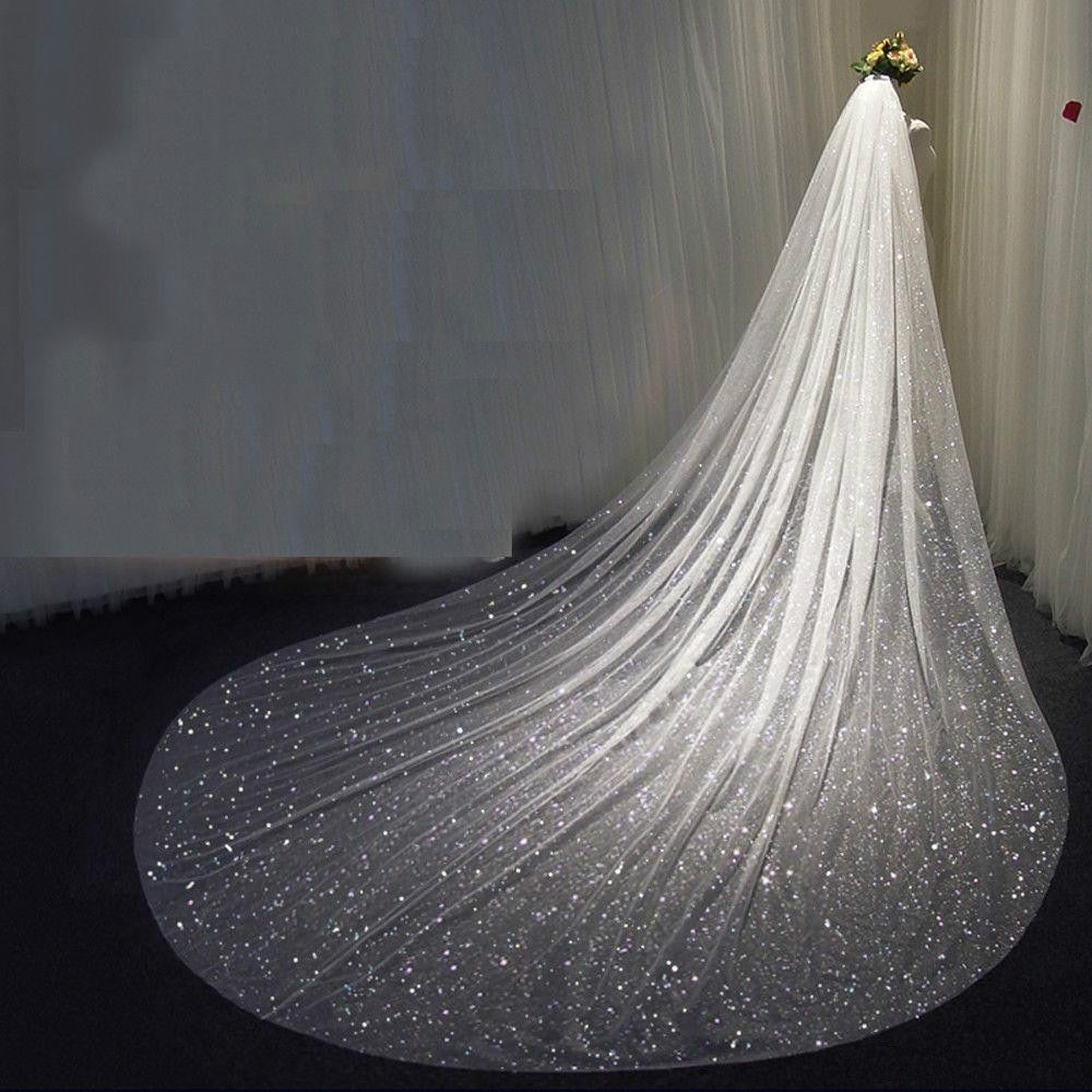 Cathedral Glitter Bridal Veil