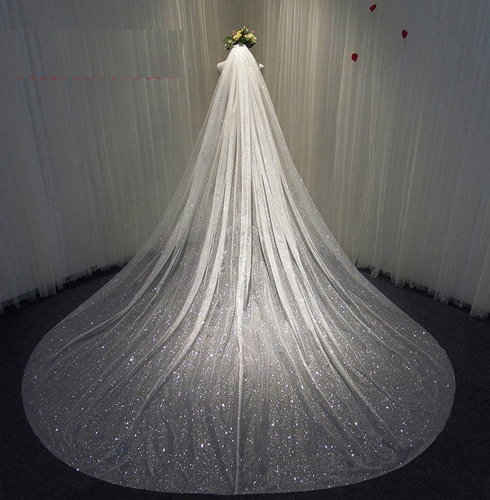 Cathedral Glitter Bridal Veil