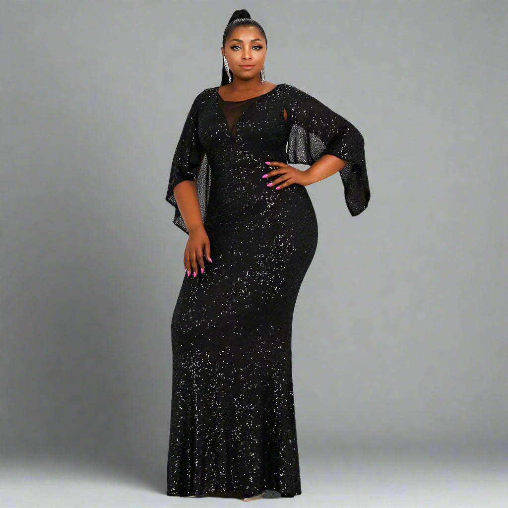 STACEY PLUS Formal Couture Dress - Plus Size Formal Dresses