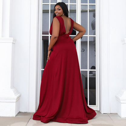 womens burgundy party dress women dress velvet midi maroon dress bridesmaid wedding Christmas party dress
