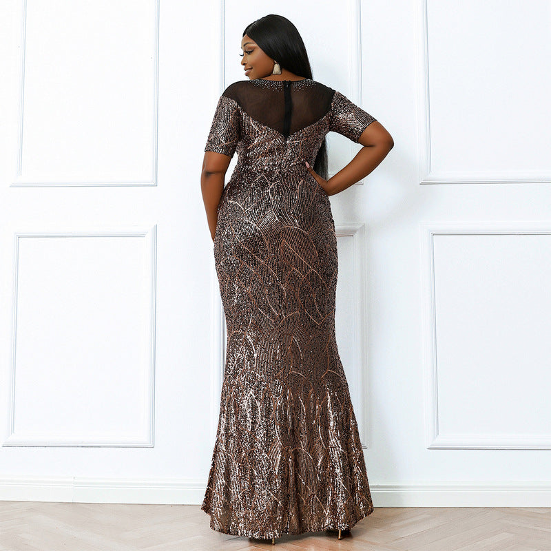 GINA PLUS Formal Couture Dress - Plus Size Formal Dresses