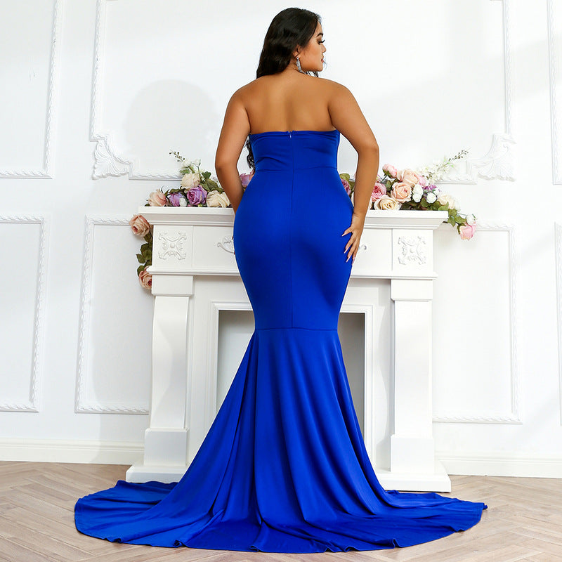 DAYNA Formal Dress | Trumpet Mermaid Gown with Slit Lula Bridal DAYNA Formal Dress | Trumpet Mermaid Gown with Slit Lula Bridal