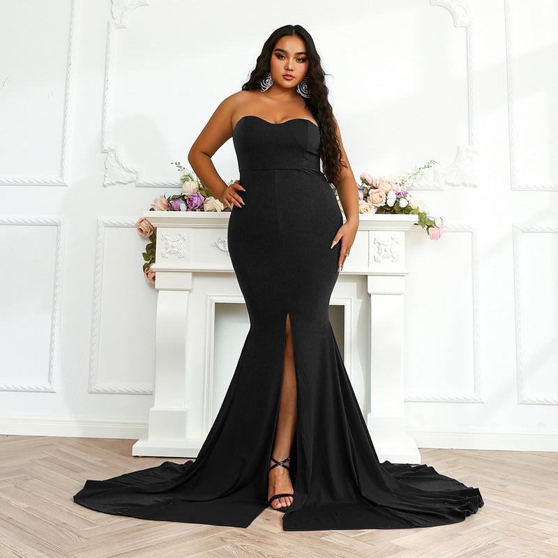 DAYNA PLUS Formal Couture Dress - Plus Size Formal Dresses